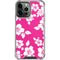 Pink and White iPhone 13 Pro Max Clear Case
